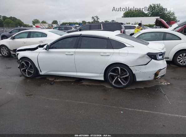 1HGCV1F34LA023173 2020 HONDA ACCORD White Widok wnętrza 360 stopni
