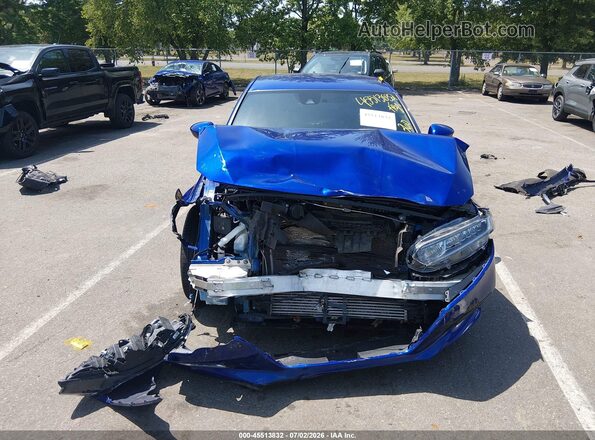 1HGCV1F34LA023352 2020 HONDA ACCORD Blue Vista frontal