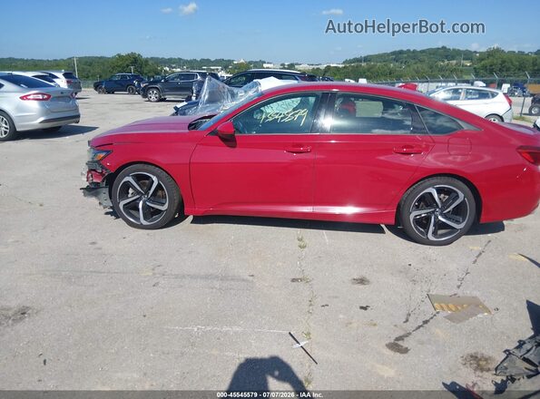 1HGCV1F34LA064984 2020 HONDA ACCORD Red სალონის 360-გრადუსიანი ხედი