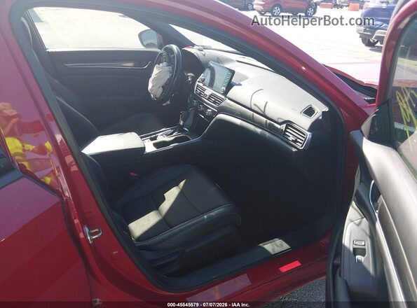 1HGCV1F34LA064984 2020 HONDA ACCORD Red წინა სალონის ხედი