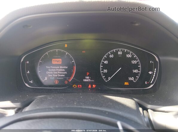 1HGCV1F34LA064984 2020 HONDA ACCORD Red უკანა სავარძლების ხედი