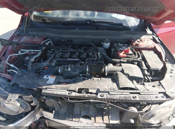 1HGCV1F34LA064984 2020 HONDA ACCORD Red უკანა ხედი
