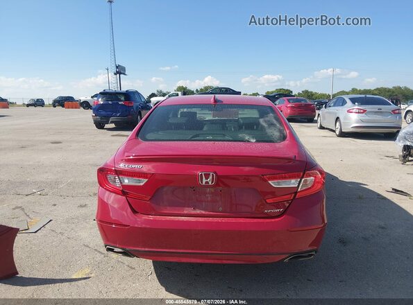 1HGCV1F34LA064984 2020 HONDA ACCORD Red 