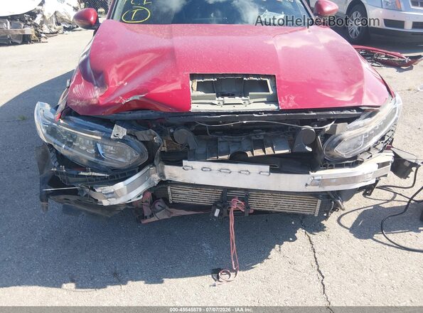 1HGCV1F34LA064984 2020 HONDA ACCORD Red წინა ხედი