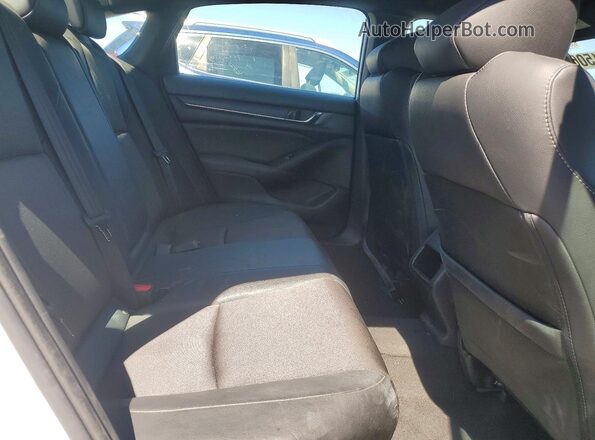 1HGCV1F34LA065648 2020 HONDA ACCORD White Rear seats view