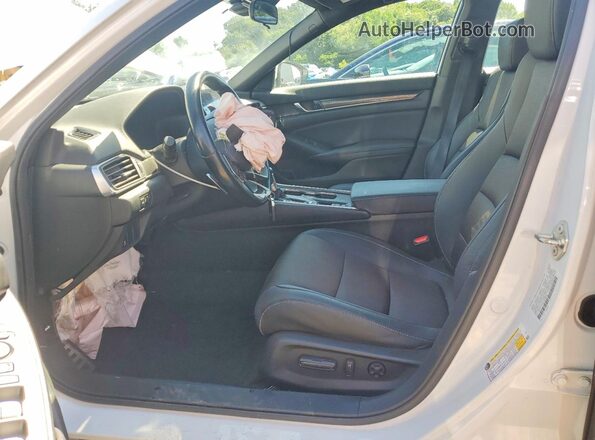 1HGCV1F34LA065648 2020 HONDA ACCORD White Front interior view
