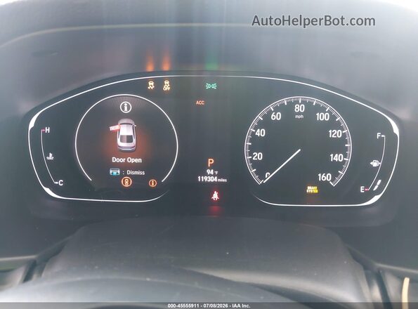 1HGCV1F34LA101323 2020 HONDA ACCORD Silver Widok tylnych siedzeń