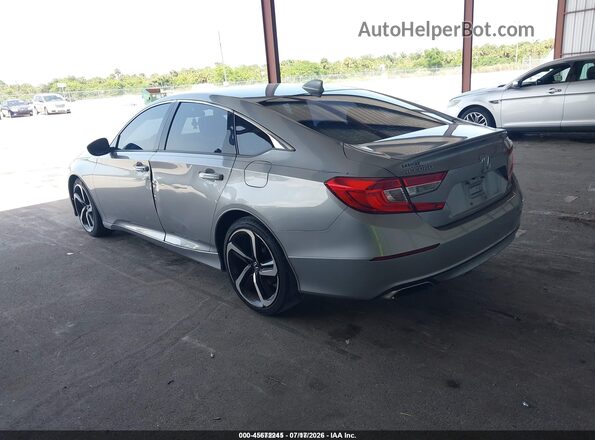 1HGCV1F34LA101323 2020 HONDA ACCORD Gray Tył lewy