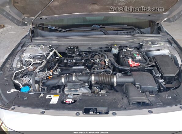 1HGCV1F34LA101323 2020 HONDA ACCORD Gray Widok z tyłu