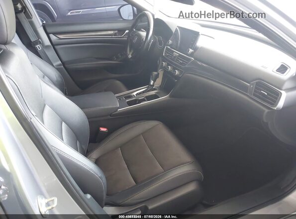 1HGCV1F34LA101323 2020 HONDA ACCORD Gray Widok wnętrza z przodu
