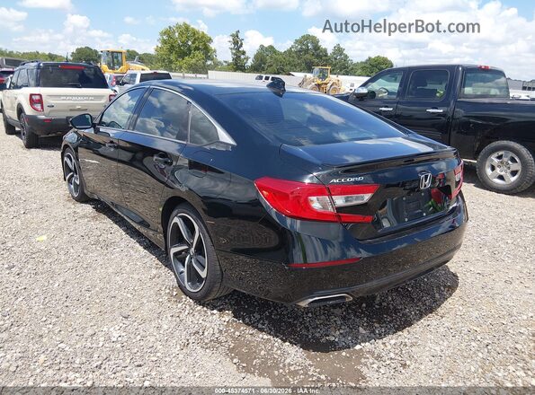 1HGCV1F34LA103251 2020 HONDA ACCORD Черный Задняя левая четверть