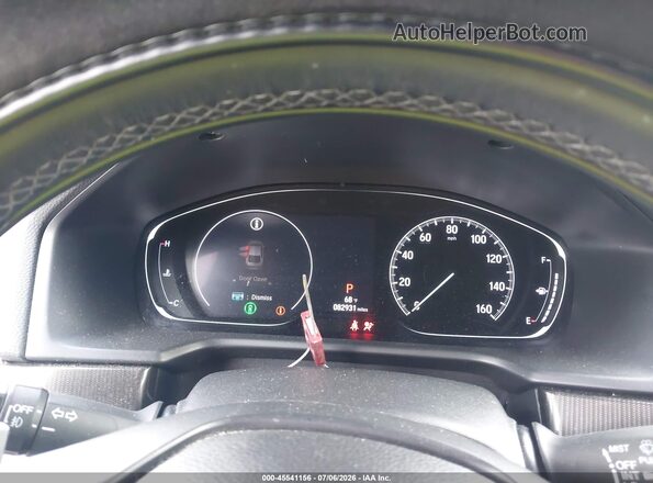 1HGCV1F34LA114069 2020 HONDA ACCORD Black Հետևի նստատեղերի տեսք