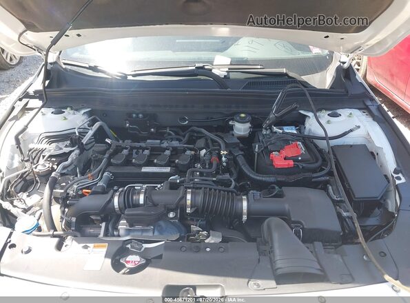 1HGCV1F34LA119773 2020 HONDA ACCORD Белый Вид сзади