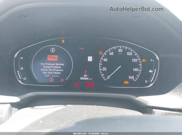 1HGCV1F34LA119773 2020 HONDA ACCORD Белый Вид задних сидений