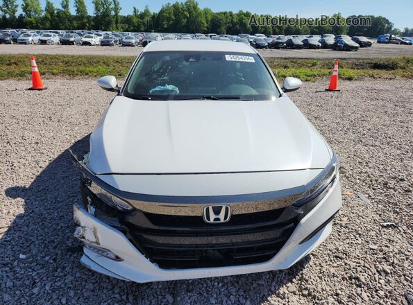 1HGCV1F34LA154670 2020 HONDA ACCORD Белый Вид спереди