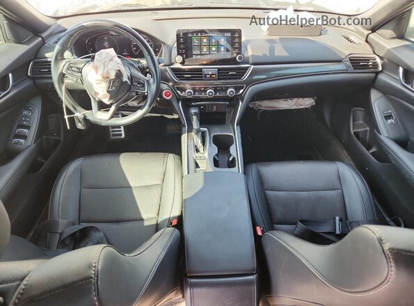 1HGCV1F34LA154670 2020 HONDA ACCORD Белый Вид панели приборов