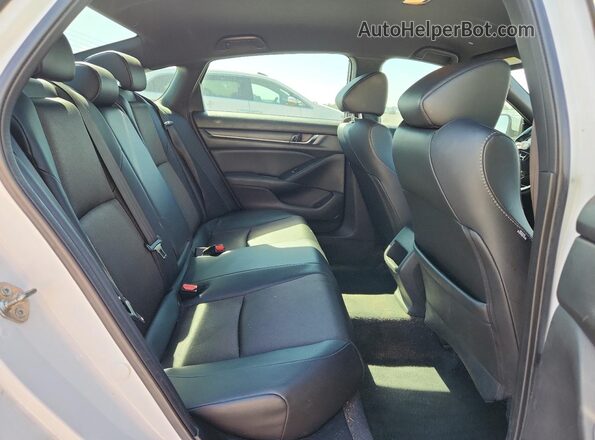 1HGCV1F34LA154670 2020 HONDA ACCORD Белый Вид задних сидений
