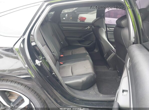 1HGCV1F34LA155723 2020 HONDA ACCORD Black VIN კოდის სტიკერის ხედი