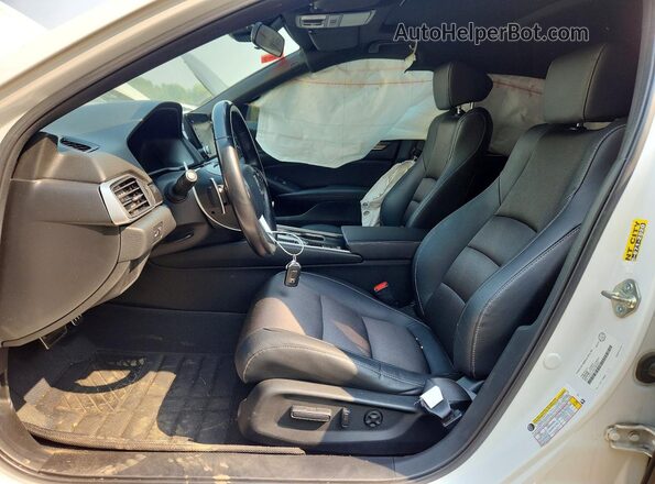 1HGCV1F34LA804372 2020 HONDA ACCORD Белый Вид салона спереди