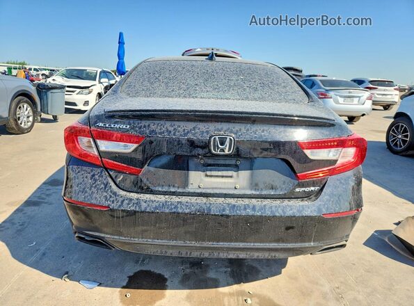 1HGCV1F34MA002471 2021 HONDA ACCORD Black Vista trasera