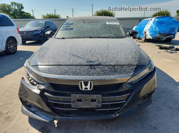 1HGCV1F34MA002471 2021 HONDA ACCORD Black Vista frontal