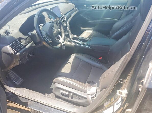 1HGCV1F34MA002471 2021 HONDA ACCORD Black Vista interior delantera