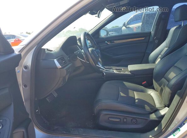 1HGCV1F34MA031498 2021 HONDA ACCORD Gray Widok wnętrza z przodu