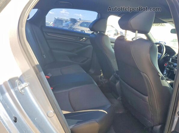 1HGCV1F34MA031498 2021 HONDA ACCORD Gray Widok tylnych siedzeń