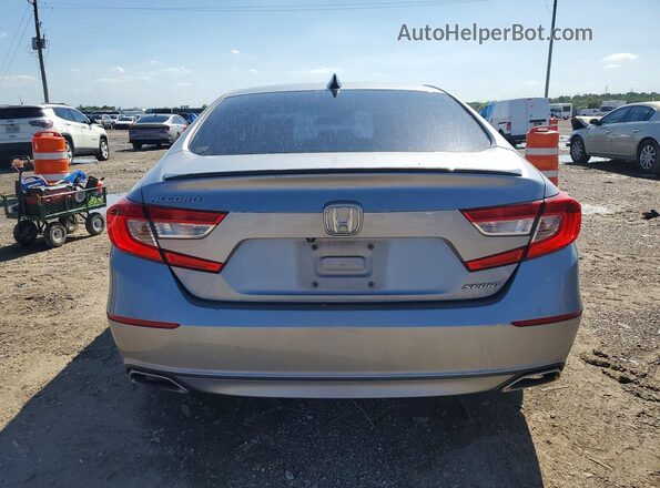 1HGCV1F34MA031498 2021 HONDA ACCORD Gray Widok z tyłu