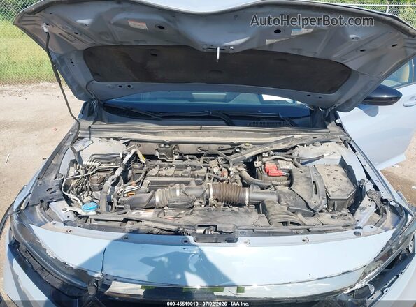 1HGCV1F34MA086369 2021 HONDA ACCORD Gray Rear view
