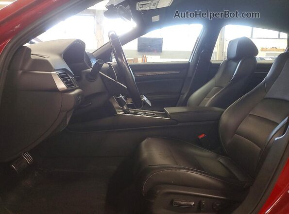 1HGCV1F34MA098909 2021 HONDA ACCORD Red Widok wnętrza z przodu