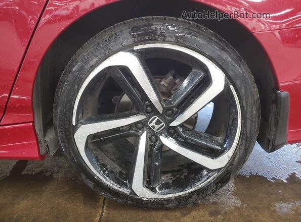 1HGCV1F34MA098909 2021 HONDA ACCORD Red 