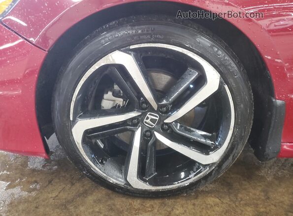 1HGCV1F34MA098909 2021 HONDA ACCORD Red 