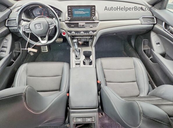 1HGCV1F34NA036346 2022 HONDA ACCORD Серебряный Вид панели приборов