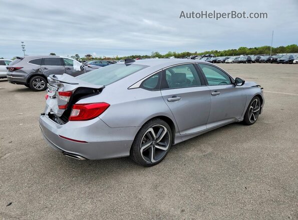 1HGCV1F34NA036346 2022 HONDA ACCORD Серебряный Задняя правая четверть