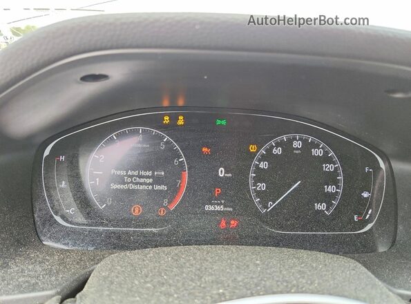 1HGCV1F34NA036346 2022 HONDA ACCORD Серебряный Вид щитка приборов