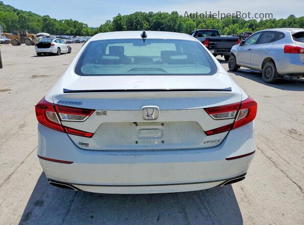 1HGCV1F34NA101759 2022 HONDA ACCORD White Widok z tyłu