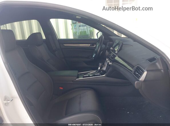 1HGCV1F34NA124443 2022 HONDA ACCORD White Widok wnętrza z przodu