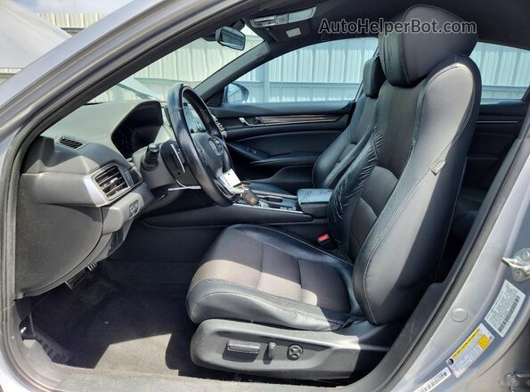 1HGCV1F35JA025303 2018 HONDA ACCORD Silver Front interior view