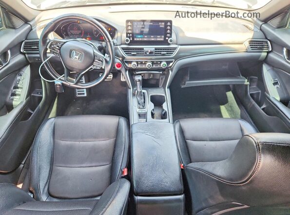 1HGCV1F35JA030064 2018 HONDA ACCORD Black Vista del salpicadero