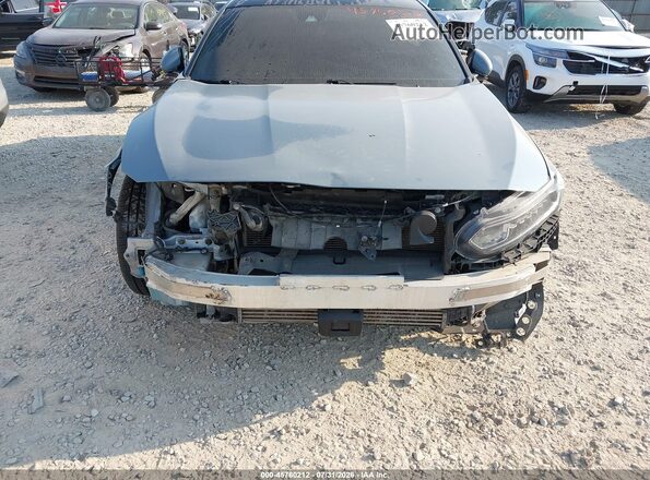 1HGCV1F35JA095271 2018 HONDA ACCORD Синий Вид спереди