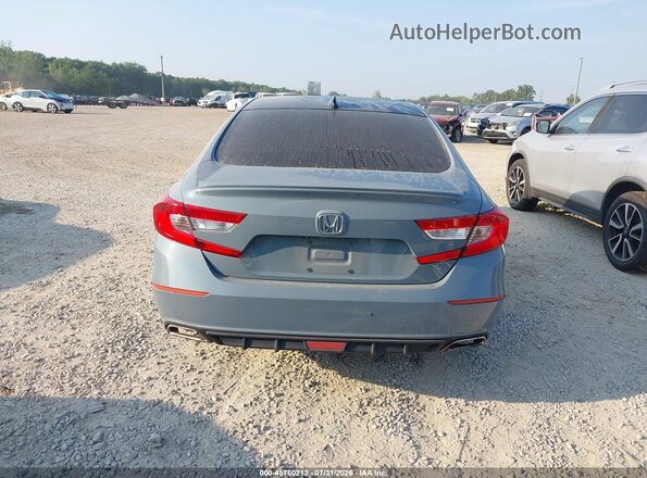 1HGCV1F35JA095271 2018 HONDA ACCORD Синий 