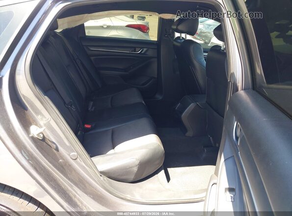 1HGCV1F35JA132495 2018 HONDA ACCORD Gray Vista de la etiqueta del VIN