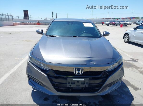 1HGCV1F35JA132495 2018 HONDA ACCORD Gray Vista del cuadro de instrumentos