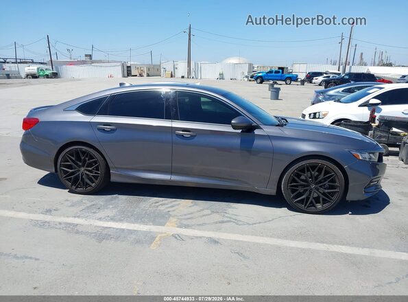 1HGCV1F35JA132495 2018 HONDA ACCORD Gray Vista interior trasera