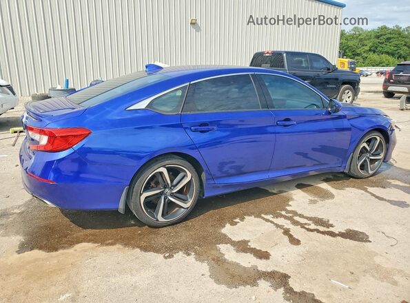 1HGCV1F35JA153184 2018 HONDA ACCORD Черный Задняя правая четверть