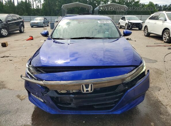 1HGCV1F35JA153184 2018 HONDA ACCORD Черный Вид спереди