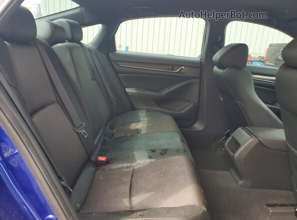 1HGCV1F35JA153184 2018 HONDA ACCORD Черный Вид задних сидений
