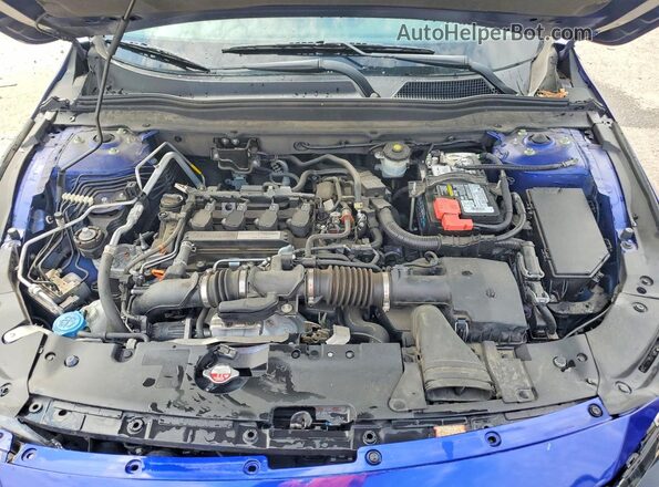 1HGCV1F35JA153184 2018 HONDA ACCORD Черный Вид задней части салона