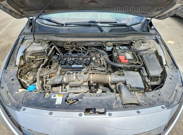 1HGCV1F35JA188792 2018 HONDA ACCORD Silver Вид задньої частини салону